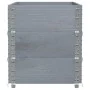 Jardinera de madera maciza de pino gris 100x50 cm de , Maceteros y jardineras - Ref: Foro24-3295429, Precio: 108,82 €, Descue...
