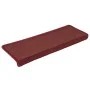 Alfombras de peldaños de escalera 15 uds rojo mate 65x21x4 cm de , Alfombrillas para escalones - Ref: Foro24-326199, Precio: ...