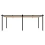 Cenador de jardín con techo retráctil taupe 3x6 m de , Carpas y cenadores - Ref: Foro24-3217063, Precio: 711,03 €, Descuento: %