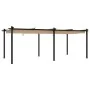 Cenador de jardín con techo retráctil taupe 3x6 m de , Carpas y cenadores - Ref: Foro24-3217063, Precio: 711,03 €, Descuento: %