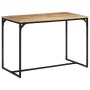 Solid mango wood rough dining table 110x55x75 cm by , Kitchen and dining tables - Ref: Foro24-374078, Price: 121,16 €, Discou...