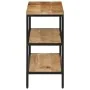 Konsolentisch aus massivem Mangoholz 100x35x70 cm von , Seitentische - Ref: Foro24-374073, Preis: 119,94 €, Rabatt: %