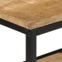 Mesa consola madera maciza de mango rugosa 100x35x70 cm de , Mesas auxiliares - Ref: Foro24-374073, Precio: 119,94 €, Descuen...