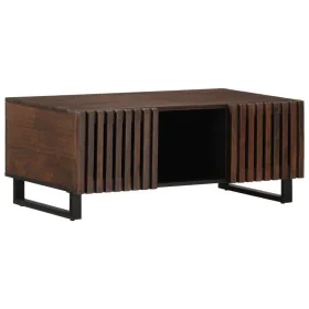 Solid mango wood coffee table brown 100x55x40 cm by , Coffee table - Ref: Foro24-377498, Price: 106,25 €, Discount: %