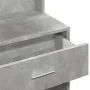 Tocador con mueble gris hormigón 80x35x132 cm de , Tocadores para dormitorios - Ref: Foro24-848237, Precio: 113,80 €, Descuen...