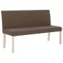 Polyester Bank 139,5 cm braun von , Bänke für Hallen und Lager - Ref: Foro24-281336, Preis: 215,66 €, Rabatt: %