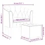 Armchair with stool red red velvet by , Armchairs - Ref: Foro24-356483, Price: 169,48 €, Discount: %