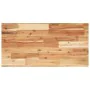 Rectangular solid acacia wood table top 80x40x2 cm by , Table tops - Ref: Foro24-4008813, Price: 46,17 €, Discount: %