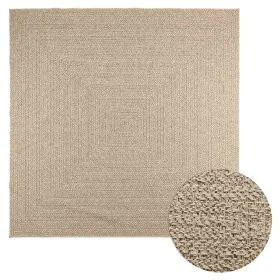 ZIZUR rug jute look indoor/outdoor beige 240x240 cm by , Rugs - Ref: Foro24-4010399, Price: 174,36 €, Discount: %
