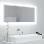 Espejo de baño LED acrílico blanco 100x8,5x37 cm de vidaXL, Tocadores de baño - Ref: Foro24-804940, Precio: 62,28 €, Descuent...