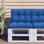 Cojín para sofá de palets de tela azul 60x40x12 cm de , Cojines para sillas y sofás - Ref: Foro24-360567, Precio: 18,08 €, De...