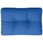Cojín para sofá de palets de tela azul 60x40x12 cm de , Cojines para sillas y sofás - Ref: Foro24-360567, Precio: 18,08 €, De...