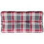 Cojín para sofá de palets tela a cuadros rojo 70x40x12 cm de , Cojines para sillas y sofás - Ref: Foro24-360592, Precio: 20,7...