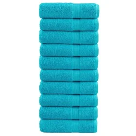 Toallas de ducha SOLUND 10 unidades turquesa 70x140 cm 600 gsm de , Toallas - Ref: Foro24-137454, Precio: 109,95 €, Descuento: %