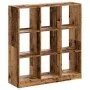 Estantería madera de ingeniería color envejecido 102x32x108 cm de , Librerías y estanterías - Ref: Foro24-3307844, Precio: 11...