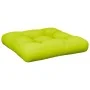 Cojín para sofá de palets de tela verde claro 50x50x12 cm de , Cojines para sillas y sofás - Ref: Foro24-360436, Precio: 21,5...