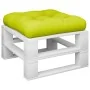 Cojín para sofá de palets de tela verde claro 50x50x12 cm de , Cojines para sillas y sofás - Ref: Foro24-360436, Precio: 21,5...