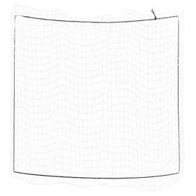Red de remolque con cuerda elástica PP blanco 4x4 m de , Redes de carga para vehículos motorizados - Ref: Foro24-4012273, Pre...
