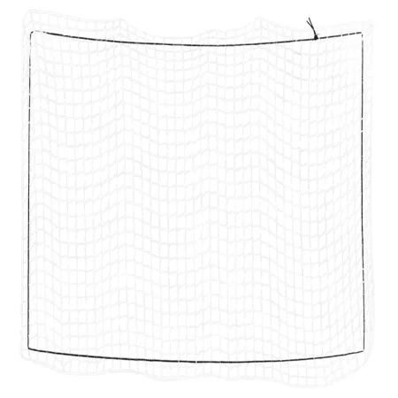 Red de remolque con cuerda elástica PP blanco 4x4 m de , Redes de carga para vehículos motorizados - Ref: Foro24-4012273, Pre...