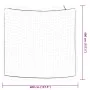Red de remolque con cuerda elástica PP blanco 4x4 m de , Redes de carga para vehículos motorizados - Ref: Foro24-4012273, Pre...