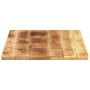 Tablero de mesa rectangular madera mango rugosa 90x70x3,8 cm de , Tableros para mesas - Ref: Foro24-371411, Precio: 84,54 €, ...