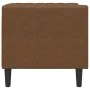 Sillón de piel de ante sintético marrón de , Sofás - Ref: Foro24-372658, Precio: 178,70 €, Descuento: %