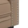 Sofá Chesterfield de 2 plazas cuero artificial marrón capuchino de , Sofás - Ref: Foro24-372664, Precio: 286,62 €, Descuento: %