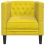Sillón Chesterfield de terciopelo amarillo de , Sofás - Ref: Foro24-372679, Precio: 156,92 €, Descuento: %