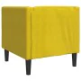 Sillón Chesterfield de terciopelo amarillo de , Sofás - Ref: Foro24-372679, Precio: 156,92 €, Descuento: %