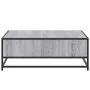 Mesa de centro madera ingeniería metal gris Sonoma 80x80x30 cm by , Coffee table - Ref: Foro24-848772, Price: 64,48 €, Discou...