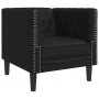 Juego de sofás Chesterfield 3 piezas cuero sintético negro de , Sofás - Ref: Foro24-3209267, Precio: 721,38 €, Descuento: %