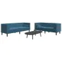 Set de sofás Chesterfield con cojines 2 piezas terciopelo azul de , Sofás - Ref: Foro24-3209299, Precio: 663,56 €, Descuento: %