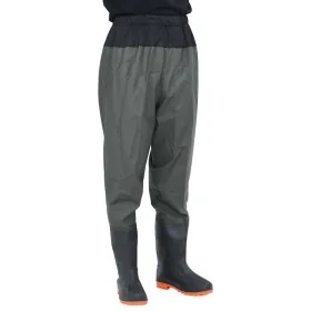 Vadeador de cintura con botas verde oscuro talla 40 de , Vadeadores para caza y para pesca - Ref: Foro24-4017010, Precio: 31,...