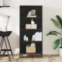 Estantería de madera de ingeniería negra 60x35x139 cm de , Librerías y estanterías - Ref: Foro24-3300840, Precio: 103,77 €, D...