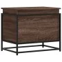 Caja de almacenaje con tapa madera marrón roble 60x40x51,5 cm de , Cestas para almacenaje - Ref: Foro24-848798, Precio: 54,68...