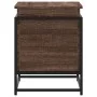 Caja de almacenaje con tapa madera marrón roble 60x40x51,5 cm de , Cestas para almacenaje - Ref: Foro24-848798, Precio: 54,68...