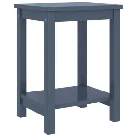 Mesita de noche madera maciza de pino gris claro 35x30x47 cm de vidaXL, Mesitas de noche - Ref: Foro24-322213, Precio: 36,89 ...