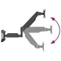 Soporte de pared para monitor máximo 27'' resorte de gas 10 kg de , Soportes para monitores y televisor - Ref: Foro24-4012168...