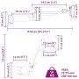 Soporte de pared para monitor máximo 27'' resorte de gas 10 kg de , Soportes para monitores y televisor - Ref: Foro24-4012168...