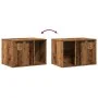 Mueble arenero para gatos madera envejecida 60x40x40 cm de , Mobiliario para gatos - Ref: Foro24-857731, Precio: 55,36 €, Des...