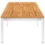Tumbona de madera maciza de acacia y acero inoxidable by , Loungers - Ref: Foro24-46493, Price: 208,65 €, Discount: %