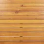 Tumbona de madera maciza de acacia y acero inoxidable by , Loungers - Ref: Foro24-46493, Price: 208,65 €, Discount: %