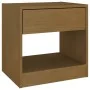 Mesita de noche madera maciza de pino marrón miel 40x31x40 cm by , Nightstands - Ref: Foro24-808069, Price: 39,25 €, Discount: %