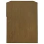 Mesita de noche madera maciza de pino marrón miel 40x31x40 cm by , Nightstands - Ref: Foro24-808069, Price: 39,25 €, Discount: %
