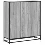 Estantería madera y metal gris Sonoma 97,5x33x107,5 cm de , Librerías y estanterías - Ref: Foro24-3300863, Precio: 120,31 €, ...