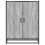 Zapatero madera de ingeniería y metal gris Sonoma 75x38x97,5 cm de , Zapateros y organizadores de calzado - Ref: Foro24-33008...