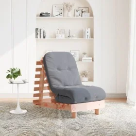 Futón sofá cama con colchón madera maciza Douglas 60x206x11 cm de , Futones - Ref: Foro24-846749, Precio: 158,00 €, Descuento: %