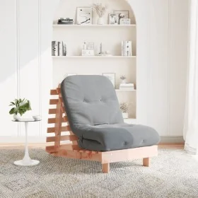 Futón sofá cama con colchón madera maciza Douglas 70x206x11 cm de , Futones - Ref: Foro24-846754, Precio: 169,75 €, Descuento: %
