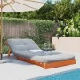 Futón sofá cama con colchón madera maciza marrón 90x206x11 cm de , Futones - Ref: Foro24-846763, Precio: 228,79 €, Descuento: %