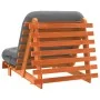 Futón sofá cama con colchón madera maciza marrón 90x206x11 cm de , Futones - Ref: Foro24-846763, Precio: 228,79 €, Descuento: %